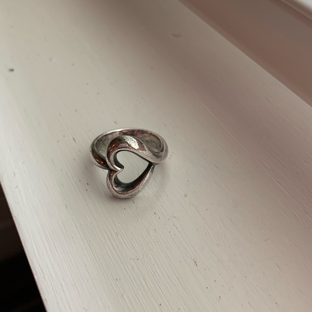 James Avery Silver Heart Ring